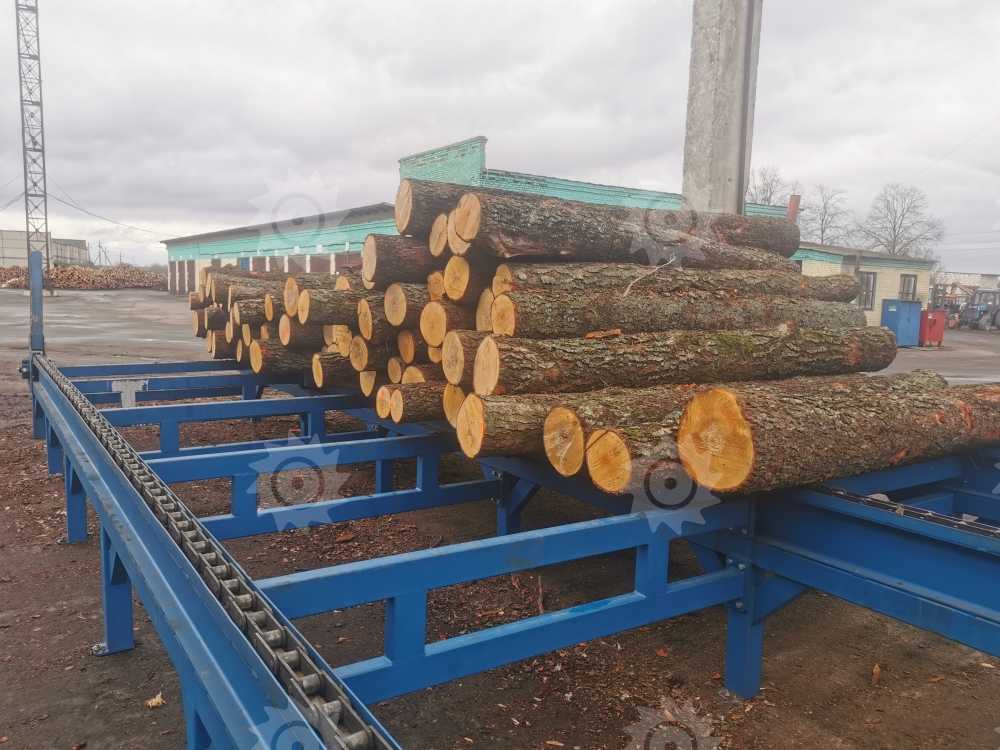 Эстакада(стол) накопительная приводная для подачи бревен ЭН-50Т