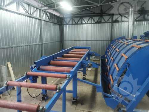 Изображени( Конвейер роликовый приводной с поперечным сбрасывателем КРПС-85)