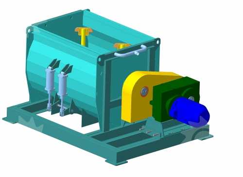 Изображени( Бетоносмеситель одновальный БС-750)