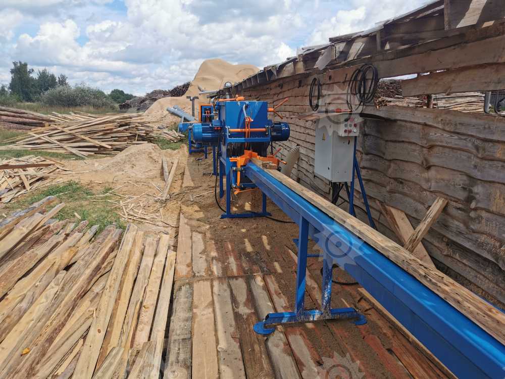 Горбыле перерабатывающий центр ГРК-150 горбыльный станок